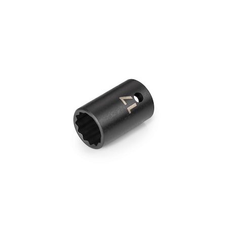 Tekton 1/2 Inch Drive x 17 mm 12-Point Impact Socket SID22317